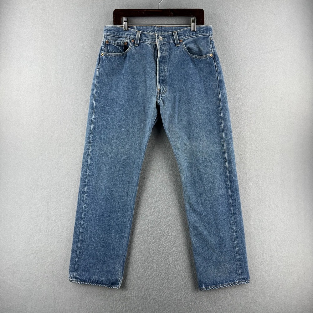 Vintage Levis Jeans Mens 36x33 (Fits 33x39 ) 501 XX Shrink To Fit MAde in USA